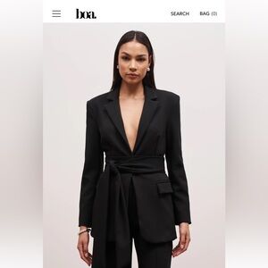 NWOT Because of Alice Women's Black Blazer